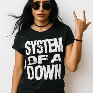 System Of A Down T Shirt Black Tee Shirt